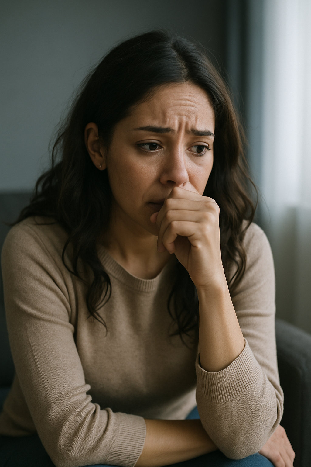 women facing anxiety